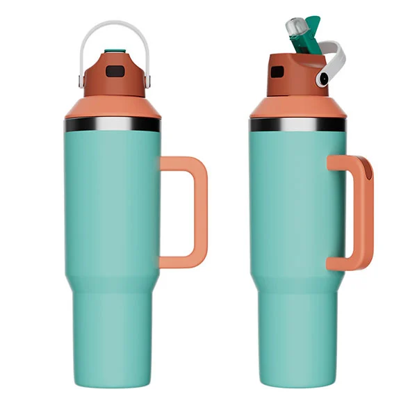 40oz hindi kinakalawang na asero ice tumbler tasa na may adapter ng panlasa