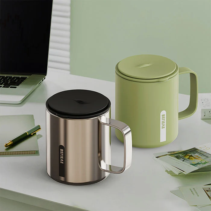 12oz Stainless Steel Tumbler With Handle