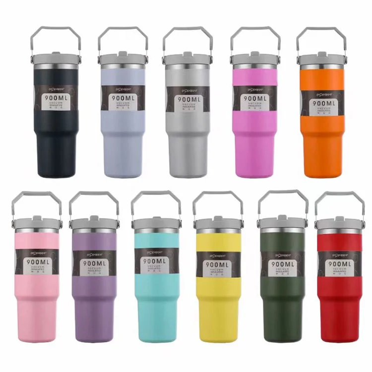 Tumbler na may hawakan